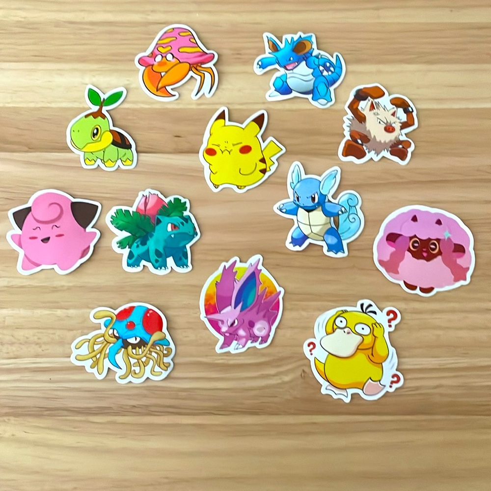 25 Random Pokémon Sticker Pack - Picture 3 of 3